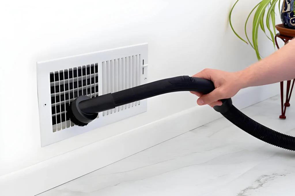 Removing dust and allergens during Air Duct cleaning in Lake Mary